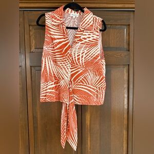 Panama Jack Red and White Patterned Shirt